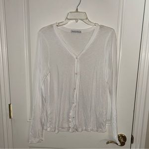 Michael Stars White Cardigan. One Size.
